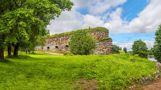 堡或 Sveaborg 要塞。赫尔辛基.芬兰