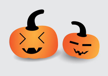 可爱的矢量卡通南瓜图片