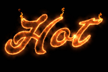 火字火焰字图片