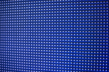 抽象蓝色背景led灯来自led电脑显示器屏幕显示面板,用于图形网站模板.