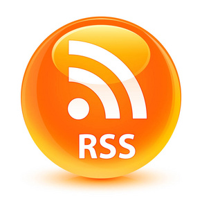 Rss 玻桔圆形按钮