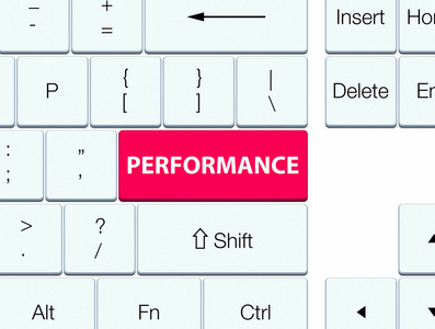 性能粉红色键盘按钮
