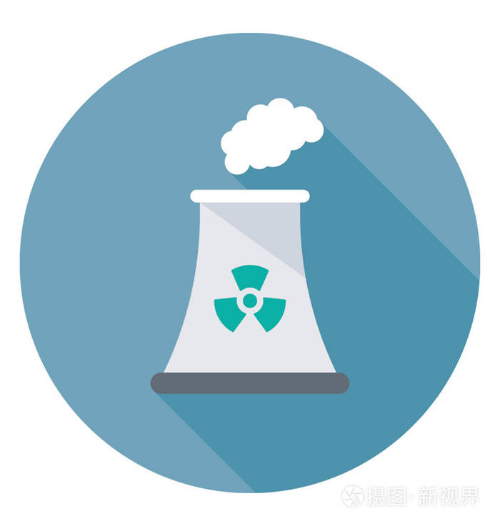 冷却塔矢量图标