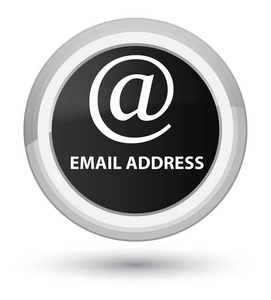 电子邮件地址主要黑色圆角按钮