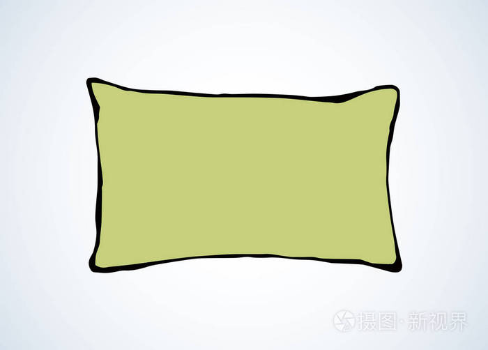 枕头矢量绘图