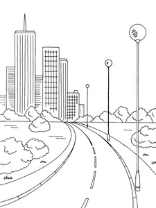 黑白街道图片-黑白街道素材-黑白街道插画-摄图新视界