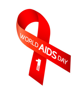 世界艾滋病日红丝带