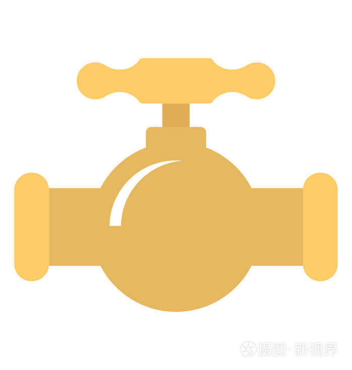 管道阀矢量图标
