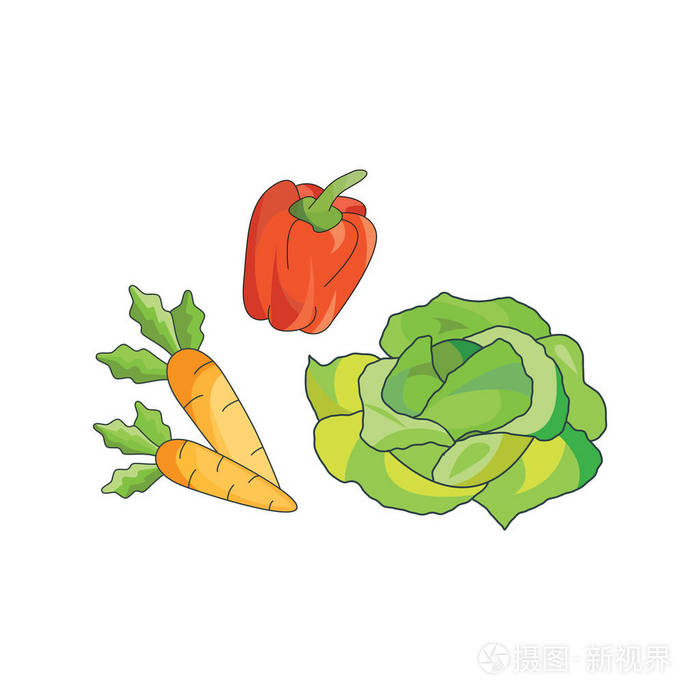 蔬菜平图标