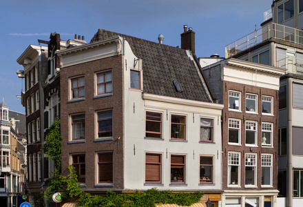 在阿姆斯特丹的传统老建筑