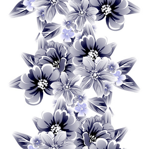 无缝的花卉图案图片