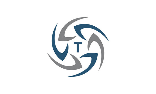 旋转箭头工艺计划回旋镖字母 t照片