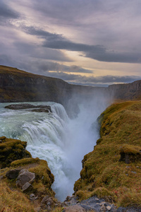 Gullfoss Waterfal 冰岛风光