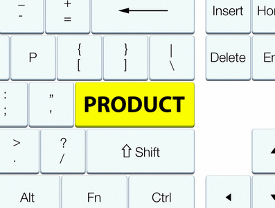 产品黄色键盘按钮