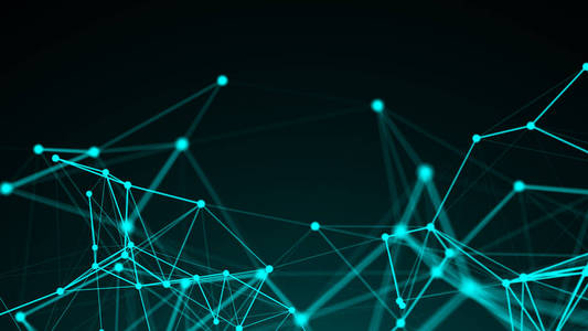 技术背景.数字绘图的蓝色主题.网络的概念照片