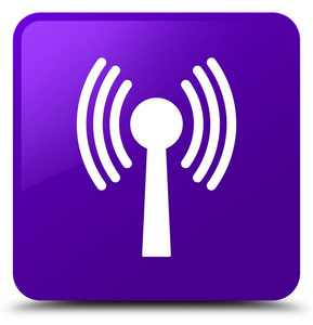 Wlan 网络图标紫色方形按钮