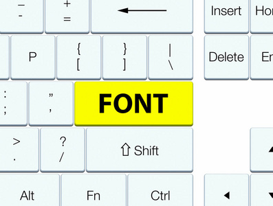 字体黄色键盘按钮