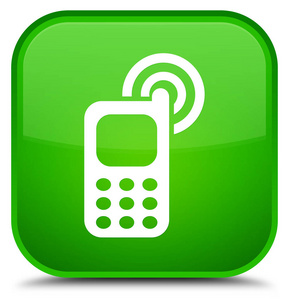 绿色的手机应用图标图片