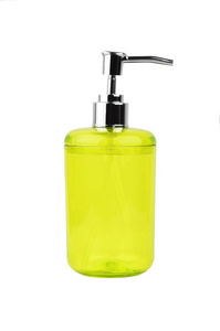 绿色肥皂分配器