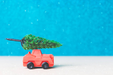 迷你车圣诞树