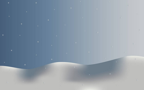 雪雪花的背景景观
