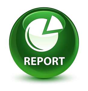 报告 图形图标 玻软绿色圆形按钮