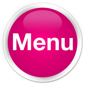 菜单高级粉红色圆形按钮