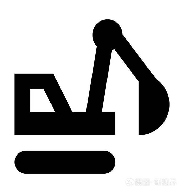 推土机矢量图标
