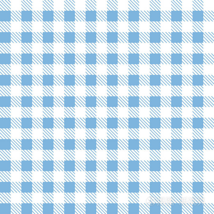 蓝色图案桌布时尚的插图设计用于时装布料背景的几何传统装饰矢量插图