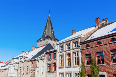 在风景如画的小城市 Limbourg, 比利时的老建筑