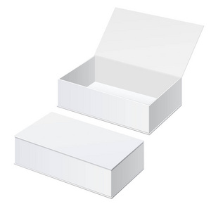白色包装纸板盒套