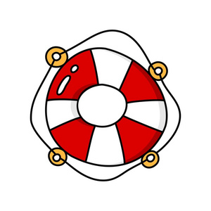 卡通救生圈图片