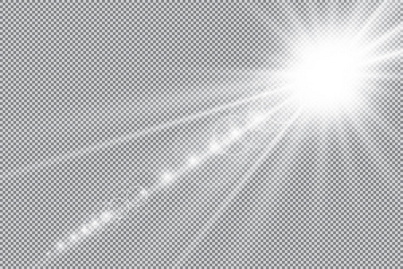 摘要金色前太阳镜眩光透明特效设计.矢量模糊在运动辉光眩光.