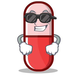 超酷人物超酷丸胶囊卡通人物照片