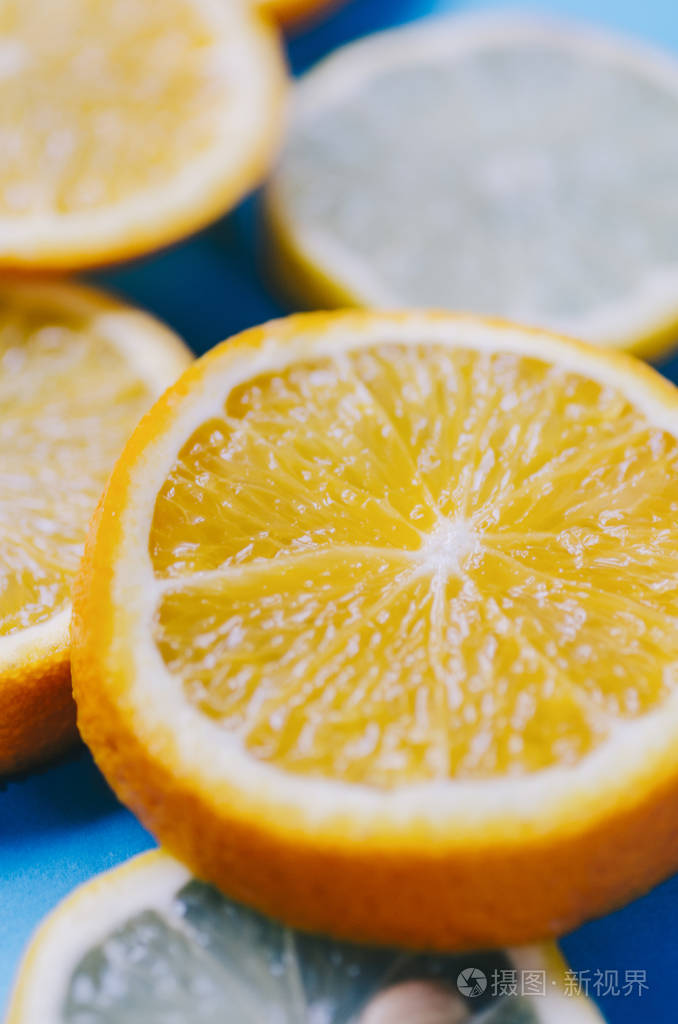 新鲜的夏天桔子