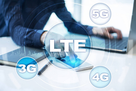 Lte 网络。5g 移动互联网和技术概念