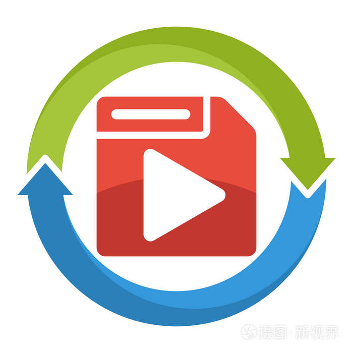 多媒体文件格式转换器软件的徽标图标