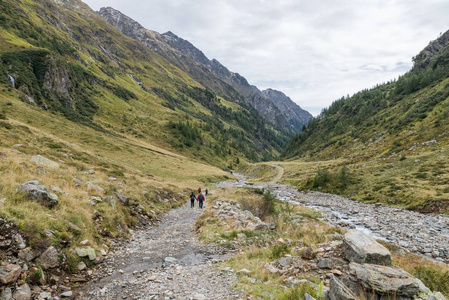 Goeriachtal 的风景在 Lungau, 奥地利