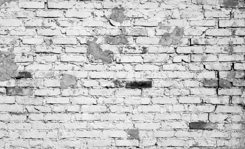 老风化砖墙黑白图案图片