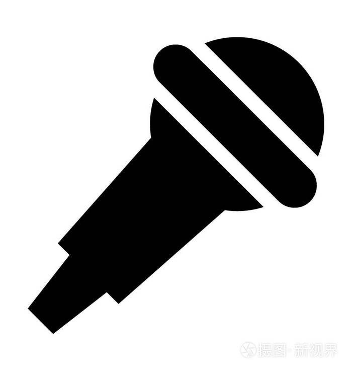 麦克风矢量图标