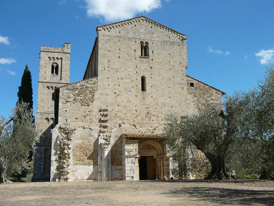 意大利Montalcino的antantantimo修道院