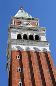 在意大利威尼斯的 s 标志钟楼