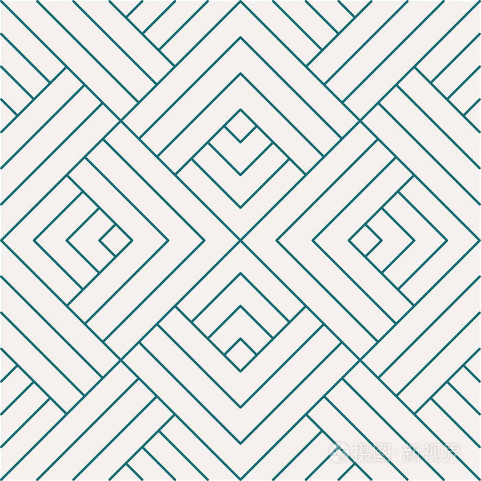 矢量无缝图案和现代时尚质感带条纹元素的重复几何简单矩形背景