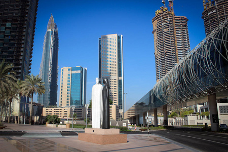 阿联酋迪拜市区景观