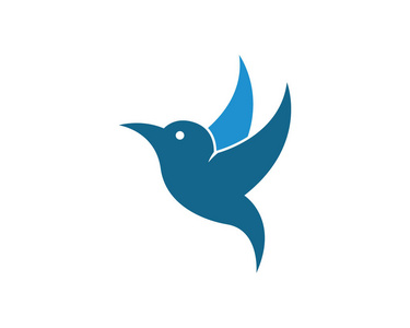 蜂鸟矢量标志图片