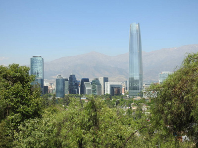 摩天大楼鸟瞰图, 智利圣地亚哥