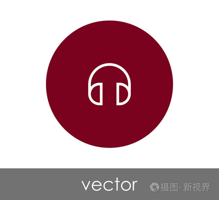 耳机web图标