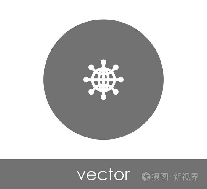 全球 web 图标