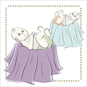 用手绘制的孤立元素的向量集.用于明信片祝贺墙纸印刷品背景照片