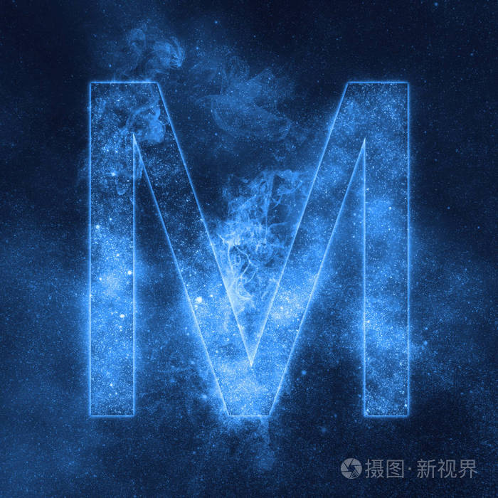 字母m字母符号太空书信夜空信
